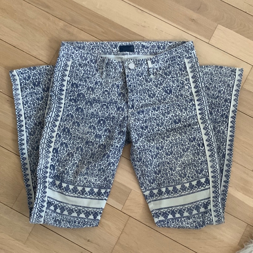 Mother Color Block Looker Jeans
